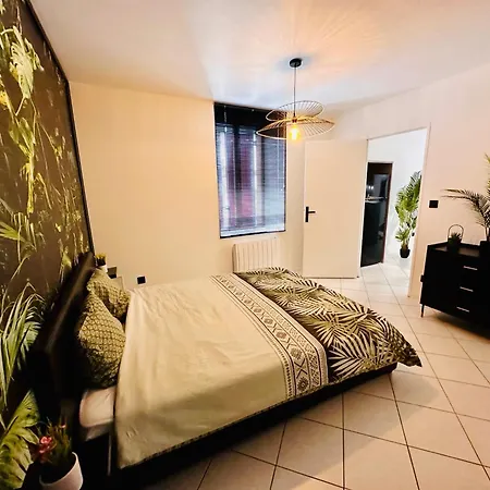 Le Tropical Sublime Ambiance Jungle Proche Metz Lägenhet *